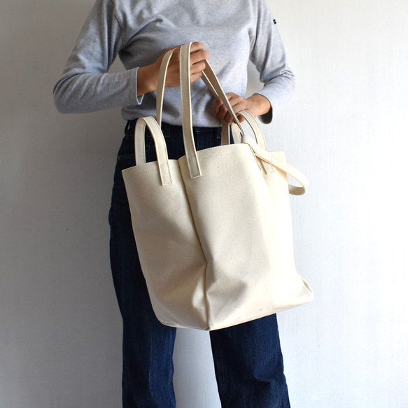 DROP2 SHOULDER TOTE BAG（キナリ） 12枚目の画像