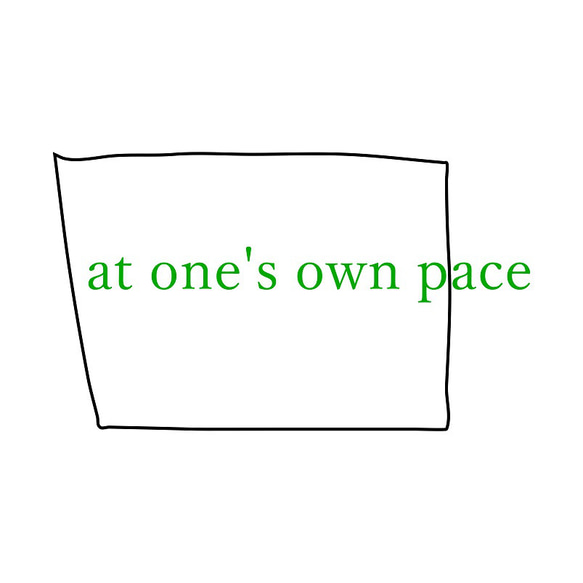 別レーベル【 at one's own pace 】のご紹介 1枚目の画像