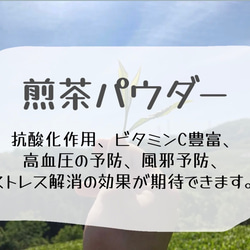 ＊無農薬お茶＊ 煎茶パウダー　化学肥料・除草剤・畜産堆肥不使用　2023年産 2枚目の画像