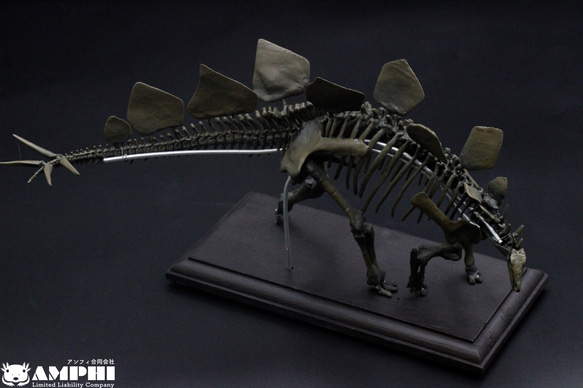 【受注生産】ステゴサウルス　縮小全身骨格レプリカ　1/20スケール 2枚目の画像