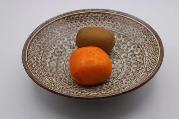 超安い 印花（三島手）大鉢（作品番号F-043) 通販 森の丘陶房 大皿 工芸品