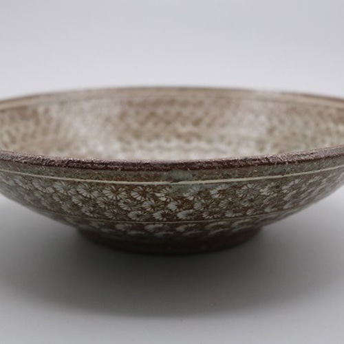 印花（三島手）大鉢（作品番号F-043) 大皿 森の丘陶房 通販 16750069