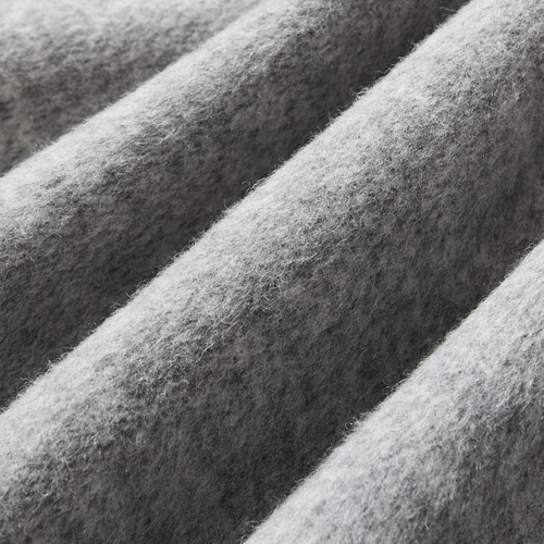 秋冬の定番フード付きコート ウールコート ライトグレー 231021-1