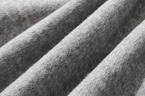 秋冬經典連帽大衣 羊毛大衣 淺灰色 231021-1 第12張的照片