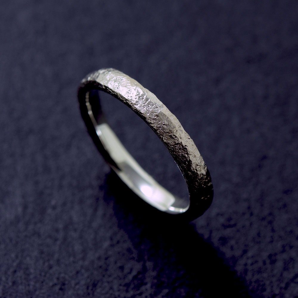 Stone Scape Ring 3mm（ストーンスケープ リング）/ サイズオーダー / 受注製作シルバーリング