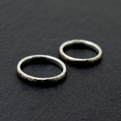 B/Stone Scape Ring（ストーンスケープ リング）/ シルバー サイズオーダー / 受注製作シルバーリング 5枚目の画像