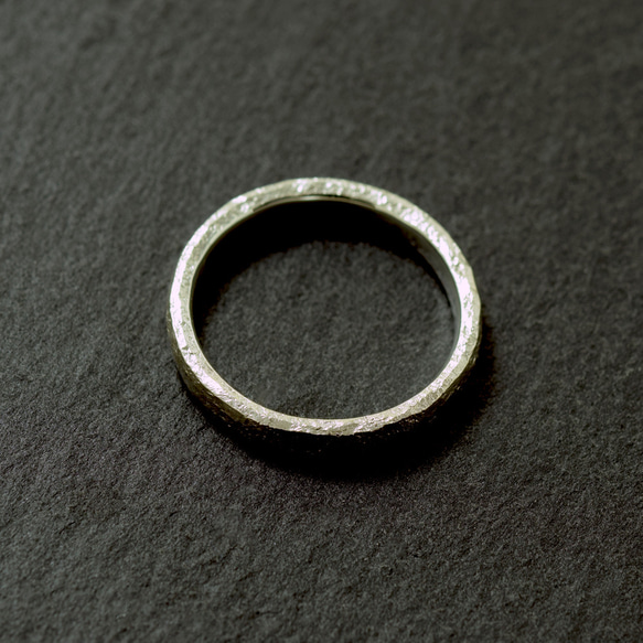 B/Stone Scape Ring（ストーンスケープ リング）/ シルバー サイズオーダー / 受注製作シルバーリング 3枚目の画像