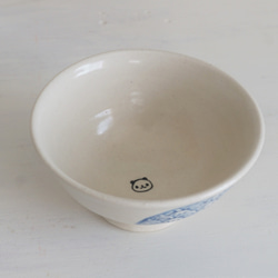 青海波パンダ茶碗 2枚目の画像