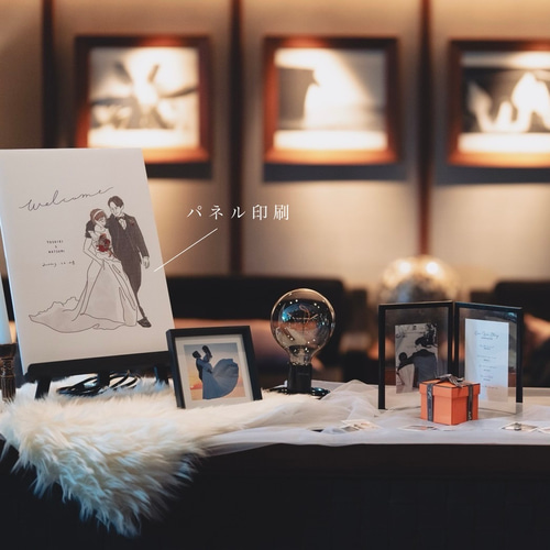 似顔絵ウェルカムボード♡ │ 結婚祝い│ 結婚式・ウェディングの