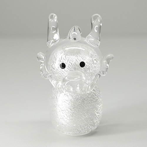 干支 辰 置物 龍 竜 りゅう 縁起物 手作り Glass Studio Uka