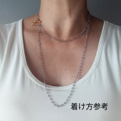 このラピスラズリたん、綺麗！ラピスラズリのネックレスたん！ K18YG ラピスラズリオパールダイヤモンドペンダントネックレス
