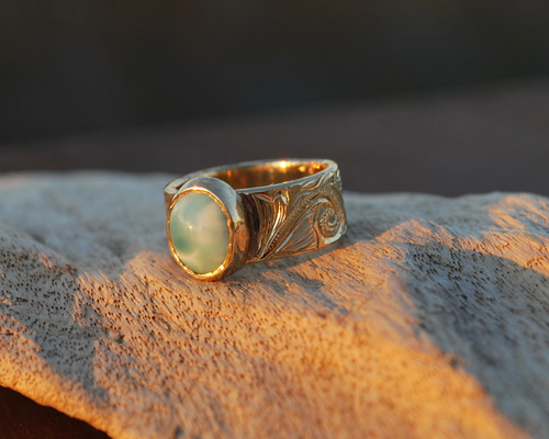 Larimar ring11 手彫りラリマーリング 茅ヶ崎ジュエリー 指輪・リング