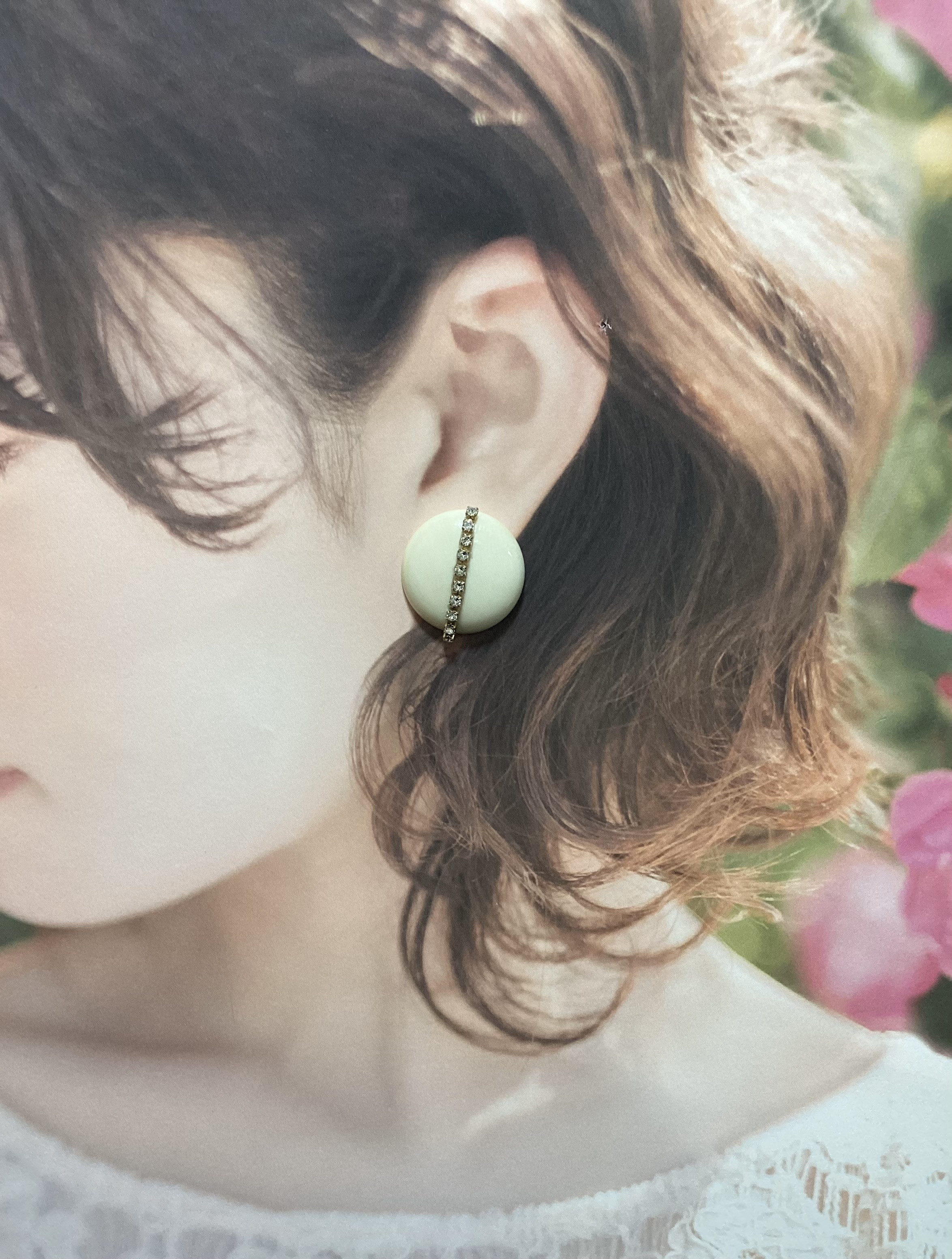 ☆特価！本象牙ピアス（14kgf使用）※A-122