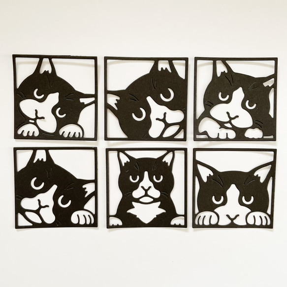 【1870】カッティングダイ　フレーム猫 3枚目の画像