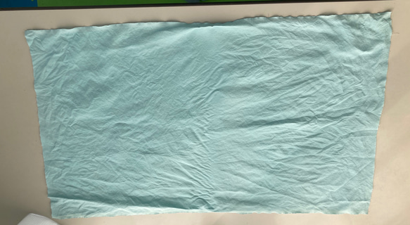 藍の生葉で染めた絹の布 1枚目の画像
