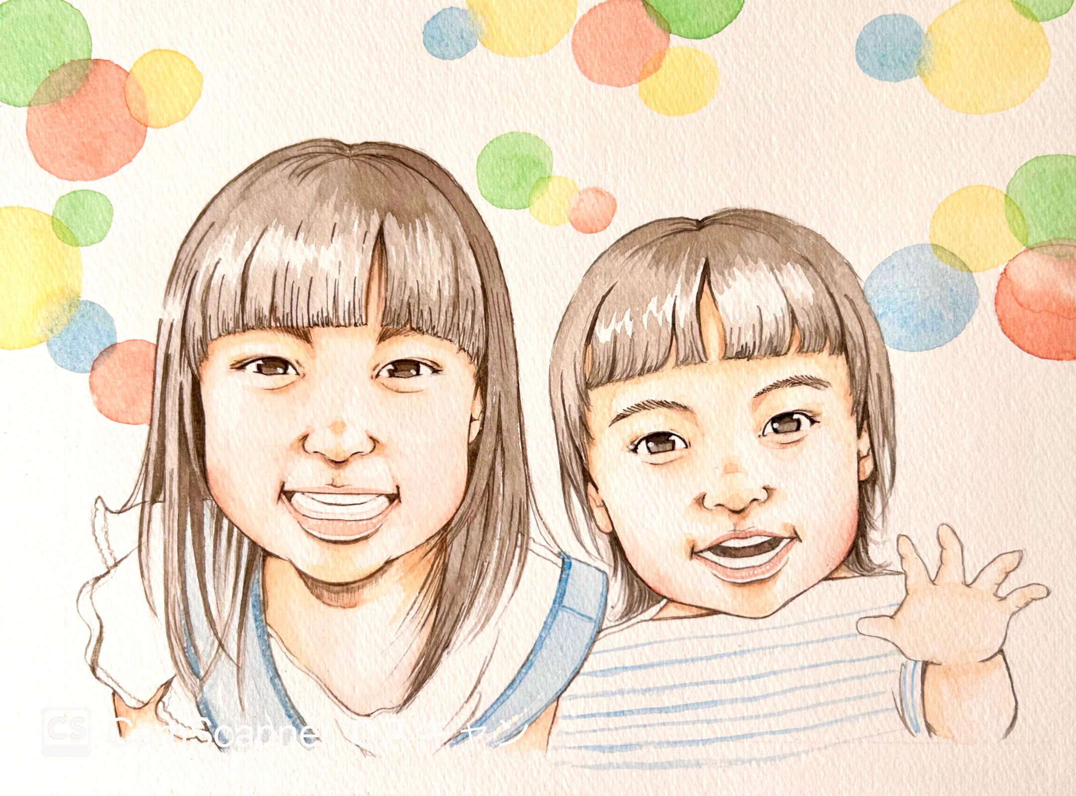 激安本物 似顔絵描きます✳︎水彩にて実写風で少しポップ✳︎ご