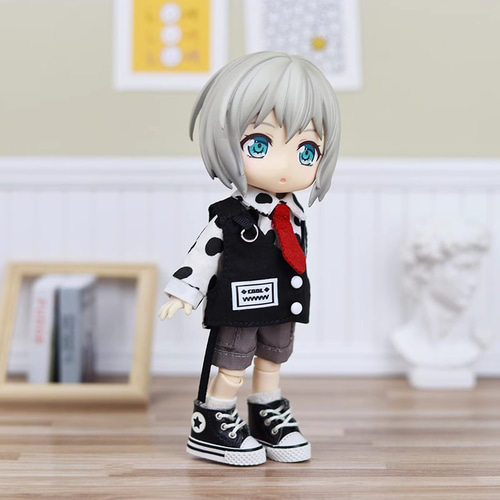 オビツ11 1/12ドール服 ドールウェア 牛MiuMiuセット 耳付き