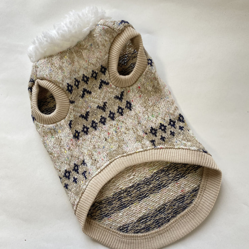 ハンドメイド＊犬服 XSサイズ／ノルディック柄 ペット服