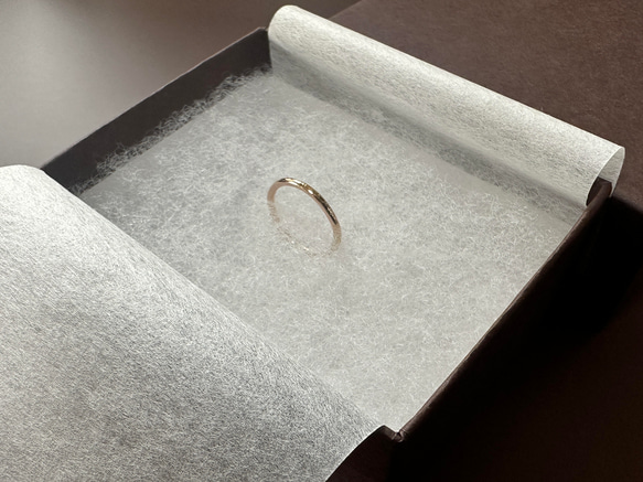 1.5mm Ring【K18/ブラウンゴールド】 3枚目の画像