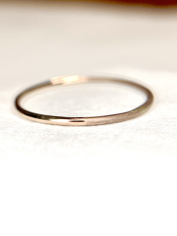 1.5mm Ring【K18/ブラウンゴールド】 1枚目の画像