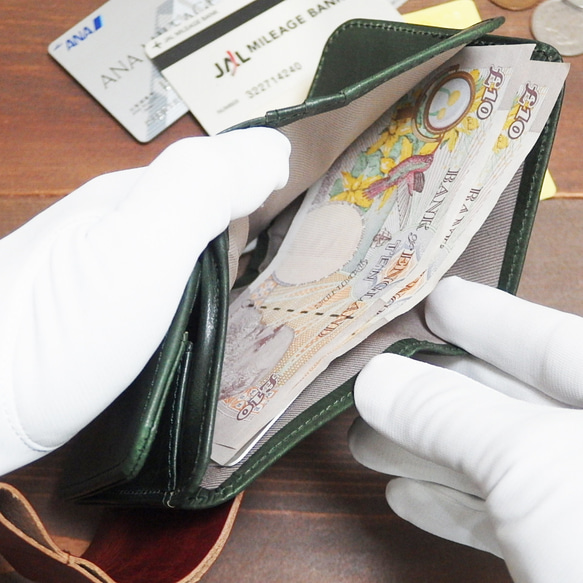 c２　オイルレザー　2折れフラップ財布　ブラウン　 　レディース　メンズ　ギボシ　ナチュラルな風合いのレザーウォレット 