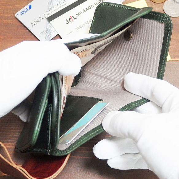 c２　オイルレザー　2折れフラップ財布　ブラウン　 　レディース　メンズ　ギボシ　ナチュラルな風合いのレザーウォレット 