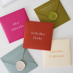 スクエアミニ封筒 | 席札・レターセレモニー・スイッチレターに