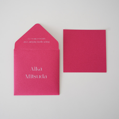 スクエアミニ封筒 | 席札・レターセレモニー・スイッチレターに