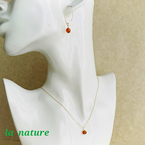 14kgf バルティックアンバー(琥珀) ネックレス ネックレス・ペンダント