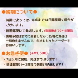 【オーダー制】　メンバーカラー　青　ブルー　イニシャル入(変更可)　ぷっくり　チェック　ネイルチップ 7枚目の画像