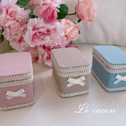 コロコロクリーナーケース＊ピンク色のお花たち カーペットクリーナー