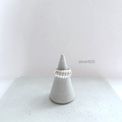 \New/【onde】Silver925 Design ring＊BOX付き＊ 2枚目の画像