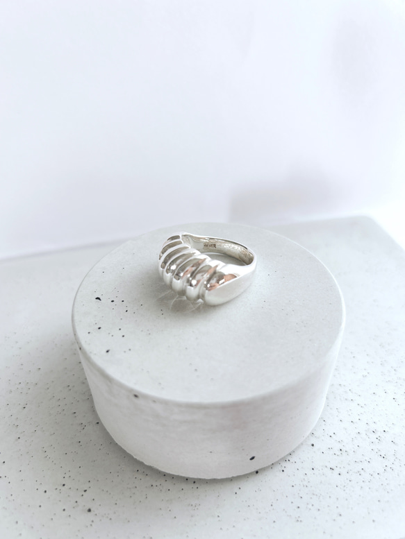 \New/【onde】Silver925 Design ring＊BOX付き＊ 3枚目の画像