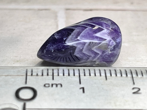 ファントム✨　アメジスト　紫水晶　原石　ミニタンブル 6枚目の画像
