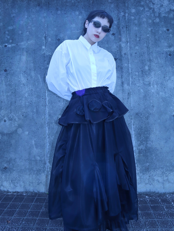 フレアデザインスカート6010 meikeiinハンドメイド 9枚目の画像