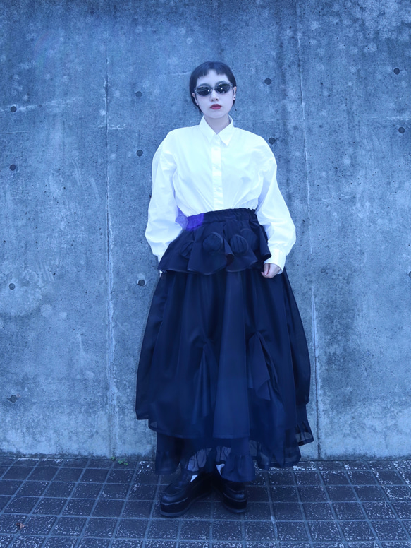 フレアデザインスカート6010 meikeiinハンドメイド 6枚目の画像