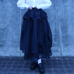 フレアデザインスカート6010 meikeiinハンドメイド 1枚目の画像
