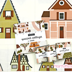 USAコットン moda quaint cottage コテージパネル(パネルカット) 7枚目の画像