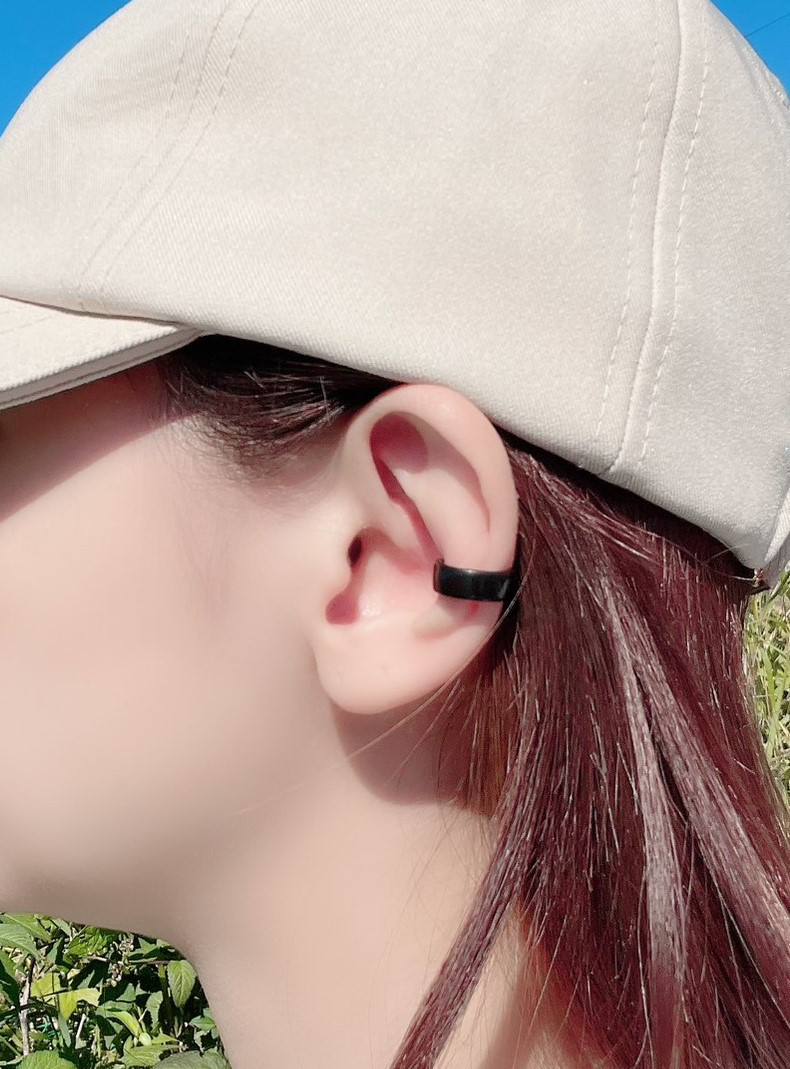 青黒檀のイヤーカフ Type1