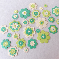 ◉送料込み◉クラフトパンチ 花 アルバム 飾り 寄せ書き