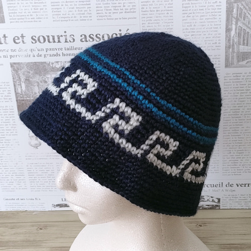 クラッシャーハット クロシェハット 手編み バケットハット