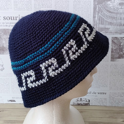 クラッシャーハット クロシェハット 手編み バケットハット