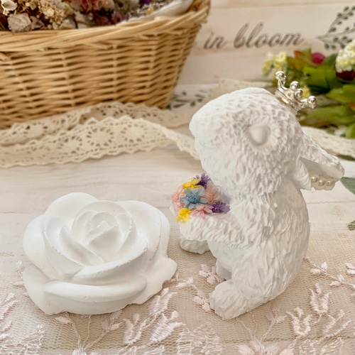 花束うさぎさんアロマストーン♡② 花束うさぎさんアロマストーン♡②