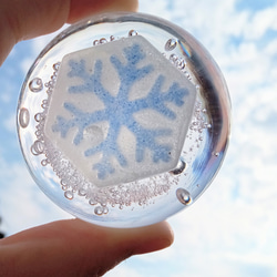 冬をお部屋に。雪の結晶のペーパーウェイト 4枚目の画像