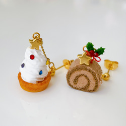 ‎petit gateau　クリスマスケーキのイヤリング/ピアス⁺ 5枚目の画像