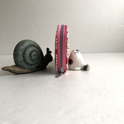 momo紫陽花防水布 -長夾/皮夾/零錢包/禮物 第3張的照片