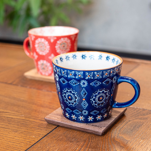 ⠀マグカップコースターセット】 名入れ オーダー クリスマス 母の日