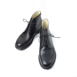 《W》オーダーメイドの革靴 毎日履きたい心地良さ 自分好みに選べる楽しさ　ショートブーツW-11 6枚目の画像