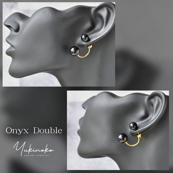 最終価格 Loro sphere onyx pierce 01 オニキスピアス sphere onyx ring 01｜LORO(ロロ)公式通販
