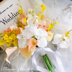 アーティフィシャルフラワー ウェディング ウェディングブーケ（アーティフィシャルフラワー）ヴィンテージ